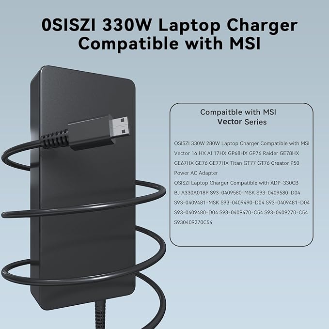 OSISZI 330W ADP-330GB D Laptop Charger Compatible - Image 6