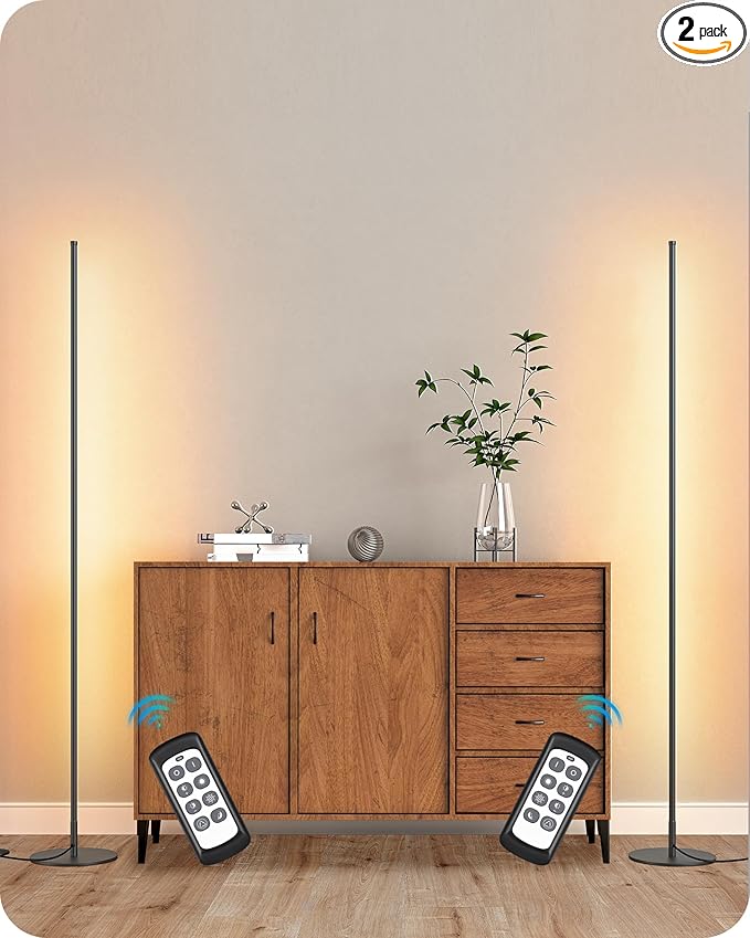 EDISHINE LED Corner Lamp, 57.5" Floor Lamps by EDISHINE