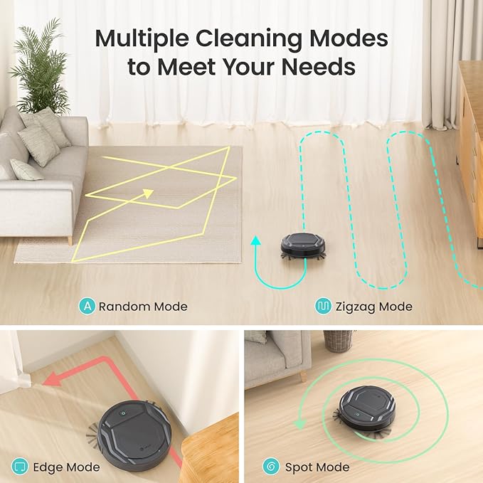Lefant M210P Robot Vacuum Cleaner, 4000pa Suction, 200 Mins Runtime, Super Thin - Image 7