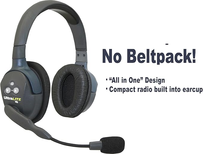 EARTEC ULDR-HD Ultralite HD Dual Ear Add-On or Replacement Remote Headset - Image 3