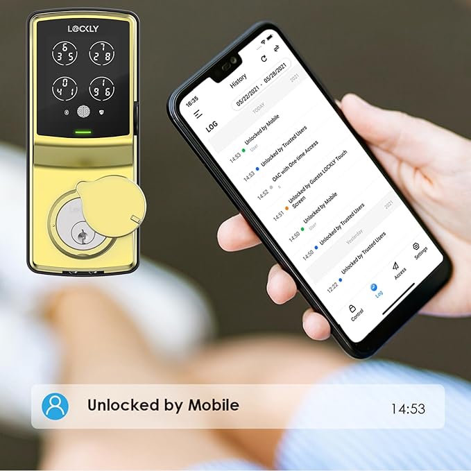 Lockly Secure Pro Wi-Fi Smart Door Lock, Keyless Entry - Image 5