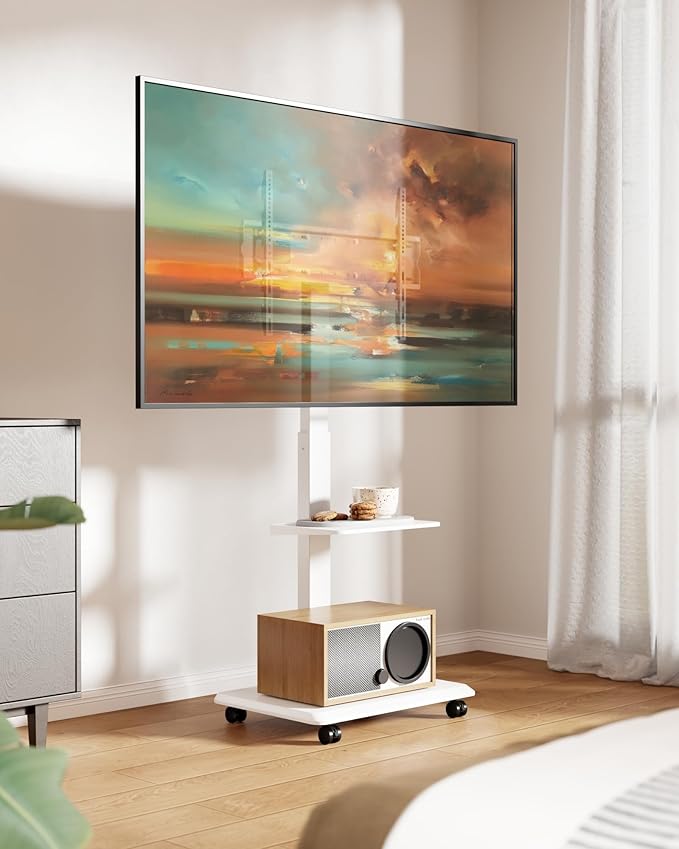 ECOTINY Steel Base Rolling TV stand - Image 9