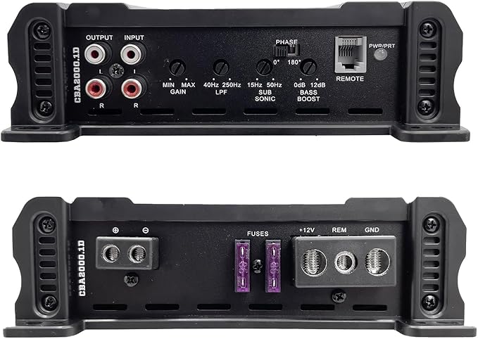 ORION CBA2000.1D Amp 2000W Max Amplifier + COKIT4 4GA Wiring Kit Combo - Image 3
