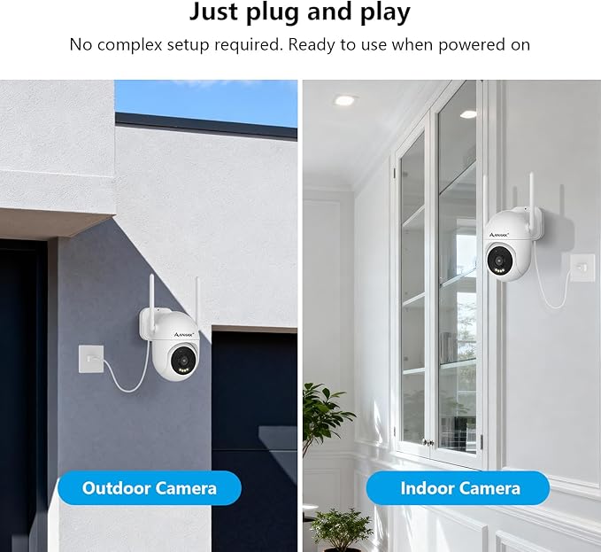 Anakk Outlet Powered Outdoor Security Camera - Image 2