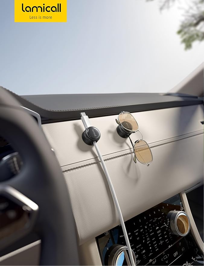 8Pack Magnetic Cord Organizer Cable Clips - Image 6