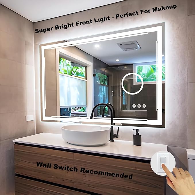 30''X48'' LED Bathroom Mirror - Image 3