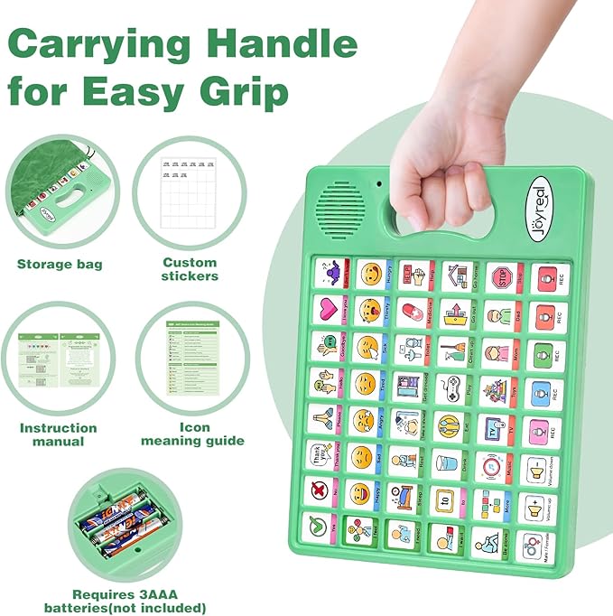 Joyreal AAC Device for Autism, Non Verbal Communication Tools for Speech - Image 7