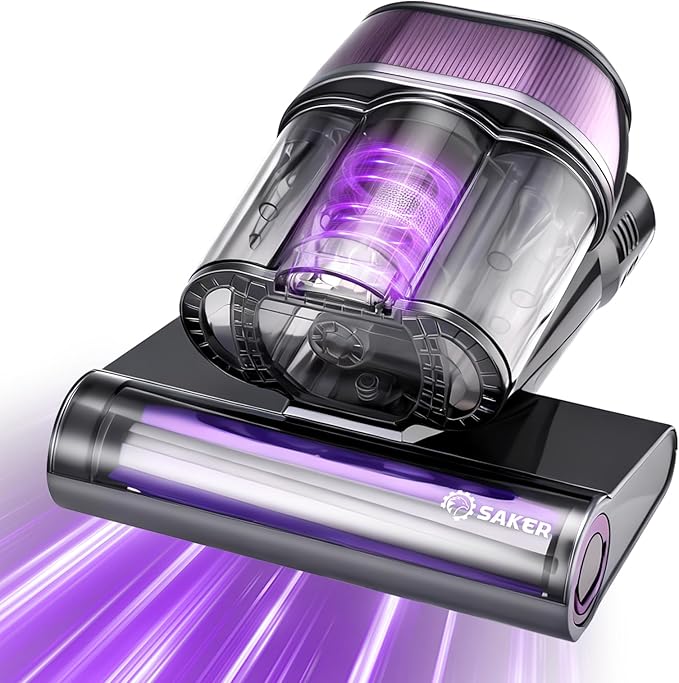 Saker Mattress Vacuum Cleaner, Handheld Bed Vacuum by Saker