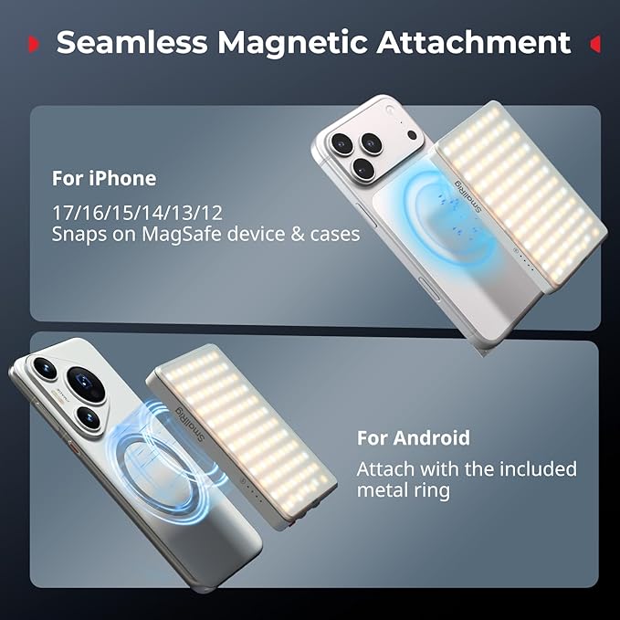 SmallRig M3 Magnetic Selfie Phone Light - Image 2