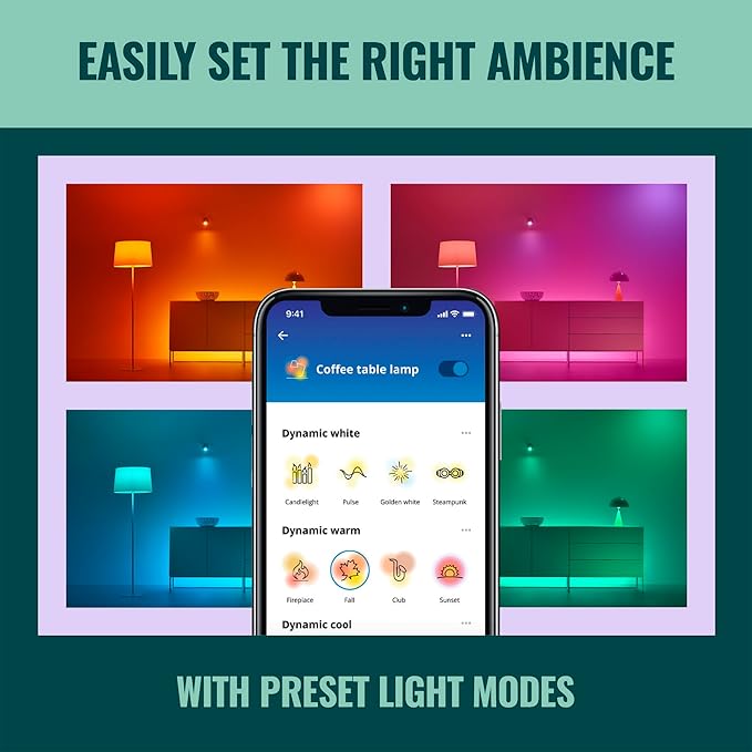 WiZ Color G25 Color Filament LED Smart Bulb - Image 5
