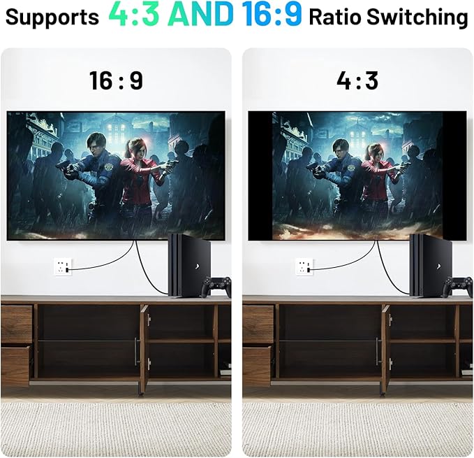 Arector HDMI Cable for PlayStation 2, PS2 to HDMI Adapter for HDTV HDMI Monitor - Image 3