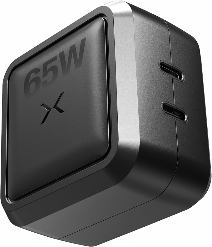 NOCO XGrid X65: 65W USB-C Charger – Dual Port GaN Power Adapter by NOCO