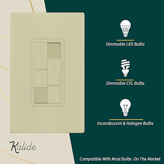 TOPGREENER Kalide Combo Dimmer Switch - Image 3