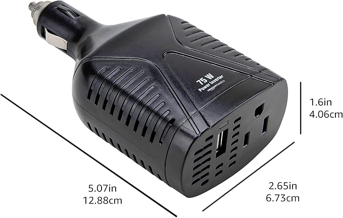 Amazon Basics 75W Car Power Inverter 12V to 110V - Image 8