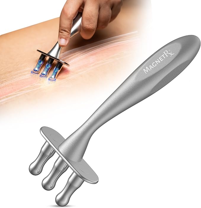 MagnetRX® Magnetic Therapy Massage Fork – Multi–Functional Magnetotherapy Pen by MagnetRX