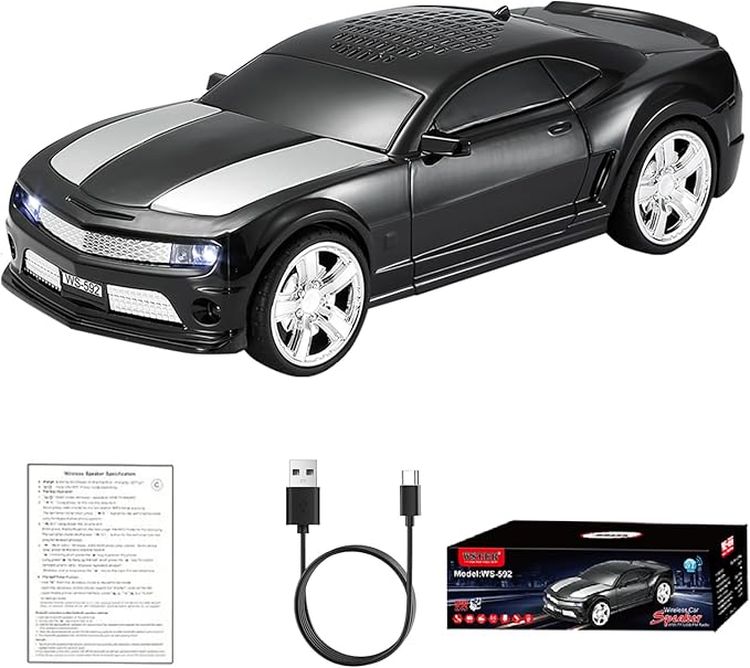 WSTER WS-592 Supercar Design Bluetooth Replica Speaker – Portable Car Model by WSTER