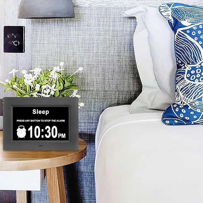 Jaihonda Dementia Clocks for Seniors, 7 Inch Clock - Image 8