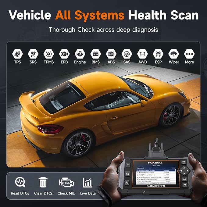 2026 FOXWELL NT624 Elite OBD2 Scanner Upgraded from NT614Elite & NT604Elite - Image 4