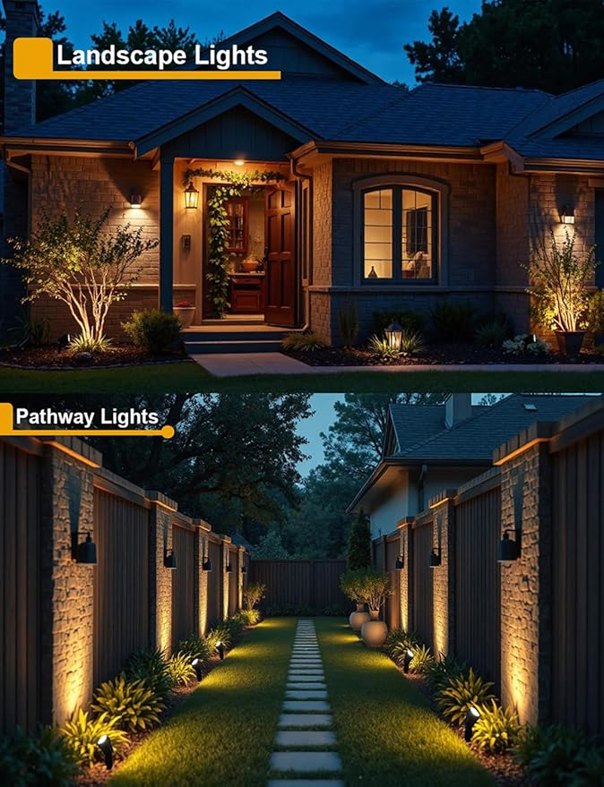 Motrackcao 20 Pack 12W Dimmable LED Landscape Lights, IP67 Waterproof Landscape - Image 7