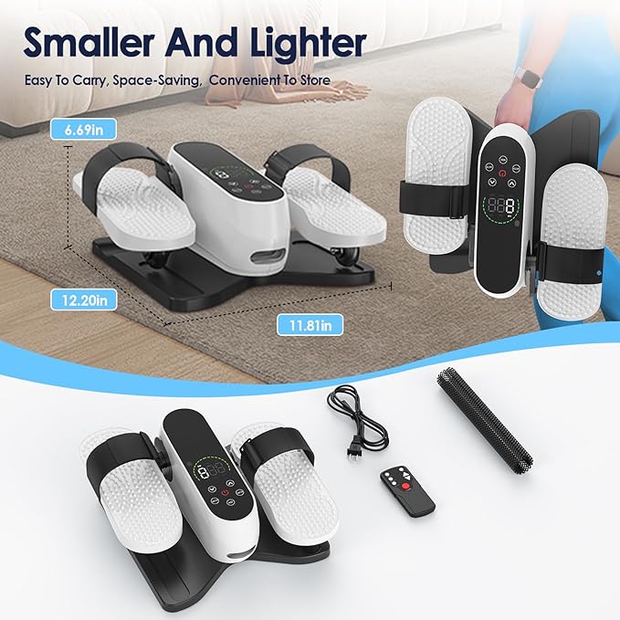 2025 New Under Desk Elliptical Machine, Portable Seated Pedal Exercise Machine - Image 6