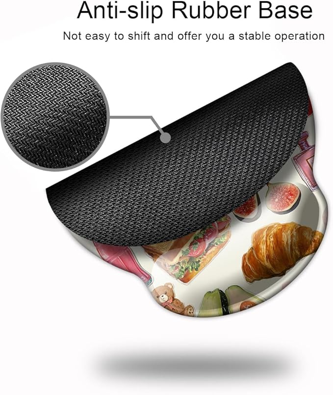 Ergonomic Mouse Pad with Wrist Support, Mouse Pad with Wrist Rest, Relieve - Image 5