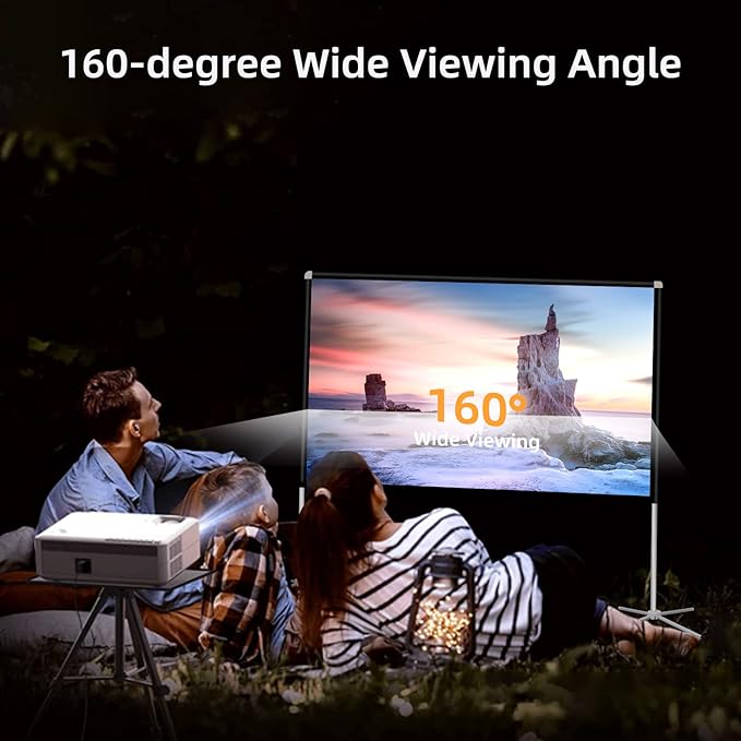 Portable Projector Screen 60inch, Movie Projection Screen, Indoor Projector - Image 4