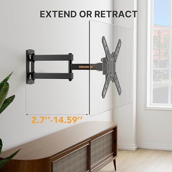 Perlegear Full Motion TV Wall Mount Bracket - Image 5