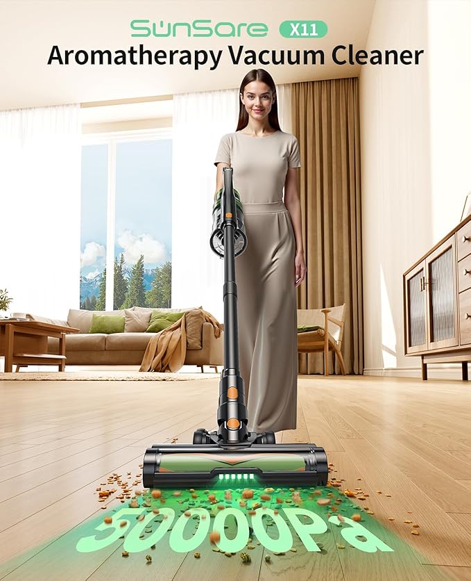 SunSare Cordless Vacuum Cleaner, 50KPa 600W 65Mins Vacuum Cleaner - Image 2