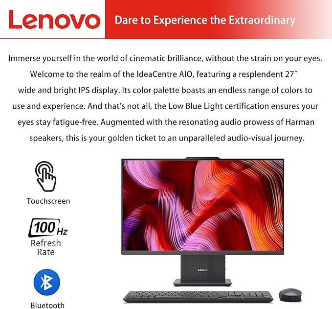 Lenovo IdeaCentre Business All-in-One, AMD Ryzen 5 7535HS, 16GB DDR5 RAM - Image 6