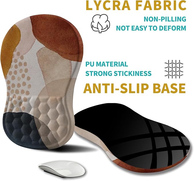 Hokafenle Ergonomic Mouse Pad Wrist Support, Wrist Rest Mousepad - Image 5