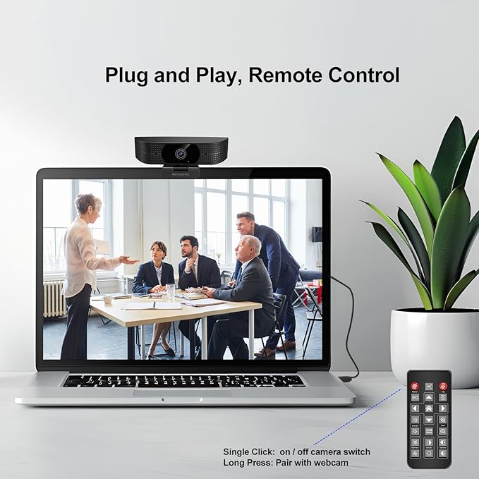 4K Webcam for PC, Ultra HD 4K 12MP Webcam - Image 9