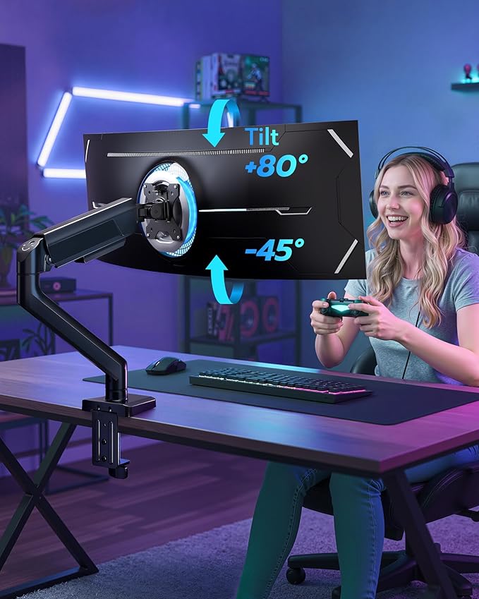 ARES WING Heavy Duty Single Monitor Arm - Image 8