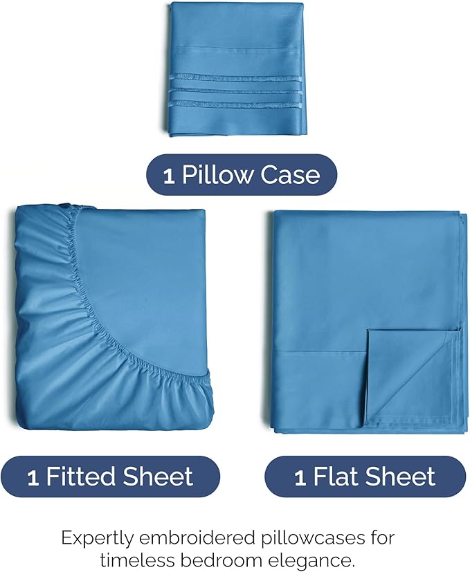 Twin XL Size 3 Piece Sheet Set - Image 2