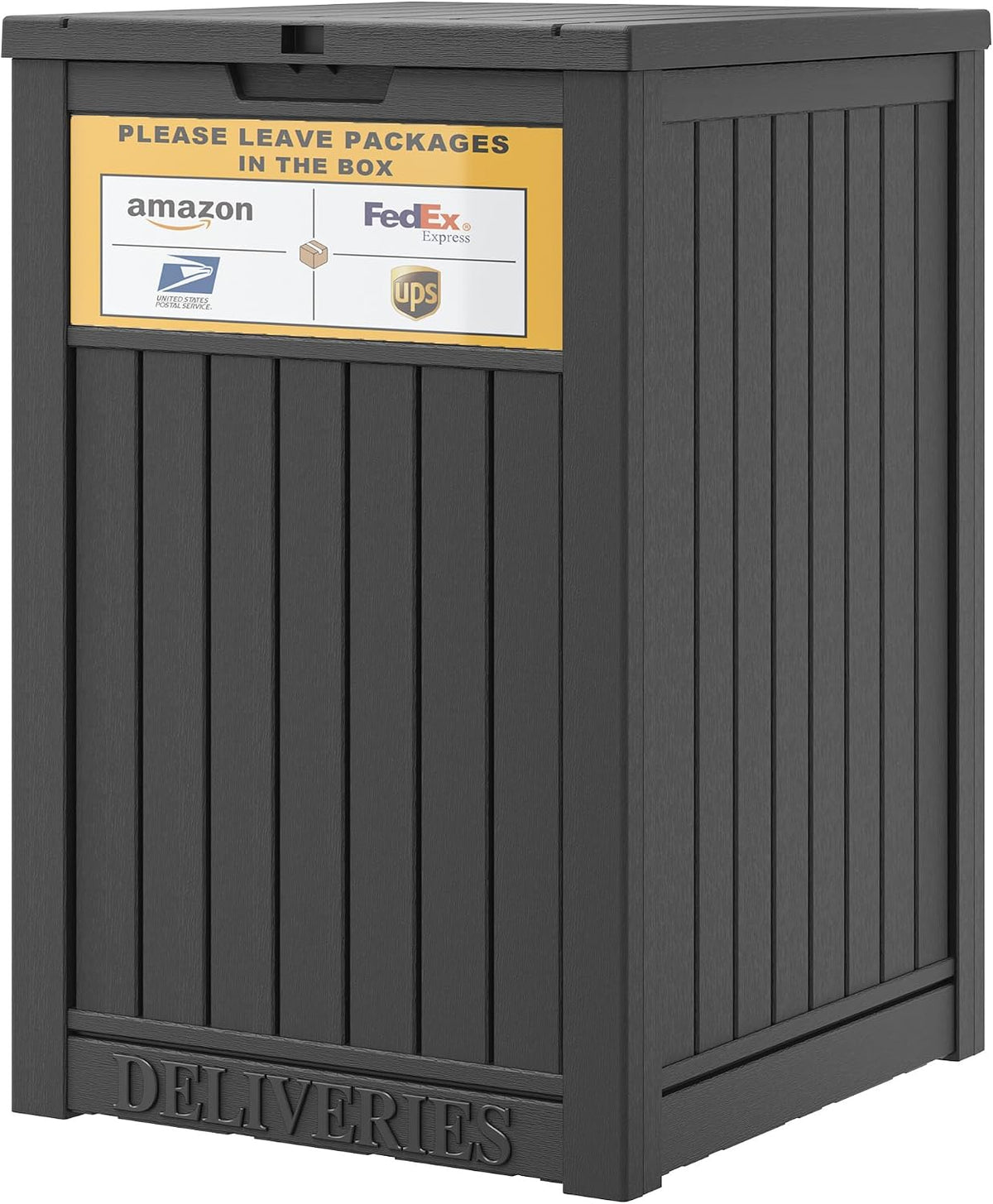lhbgo package delivery box for outside with sign, main product view