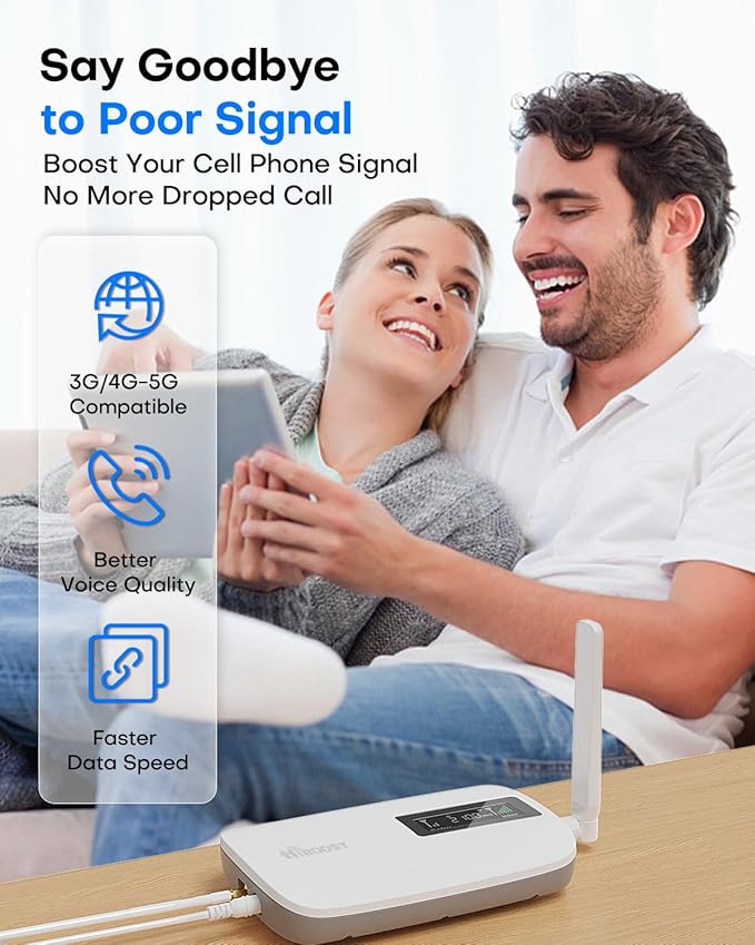 Cell Phone Signal Booster for Home up to 3000 Sq.Ft | Boost 4G 5G Cellular - Image 2