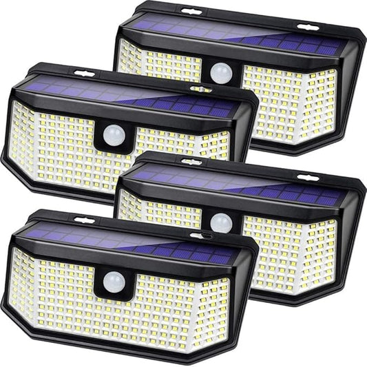 Aootek Solar Outdoor Motion Sensor Lights 2500Lm Solar Panel to 15.3 in² and 3 by Lightupeveryconer