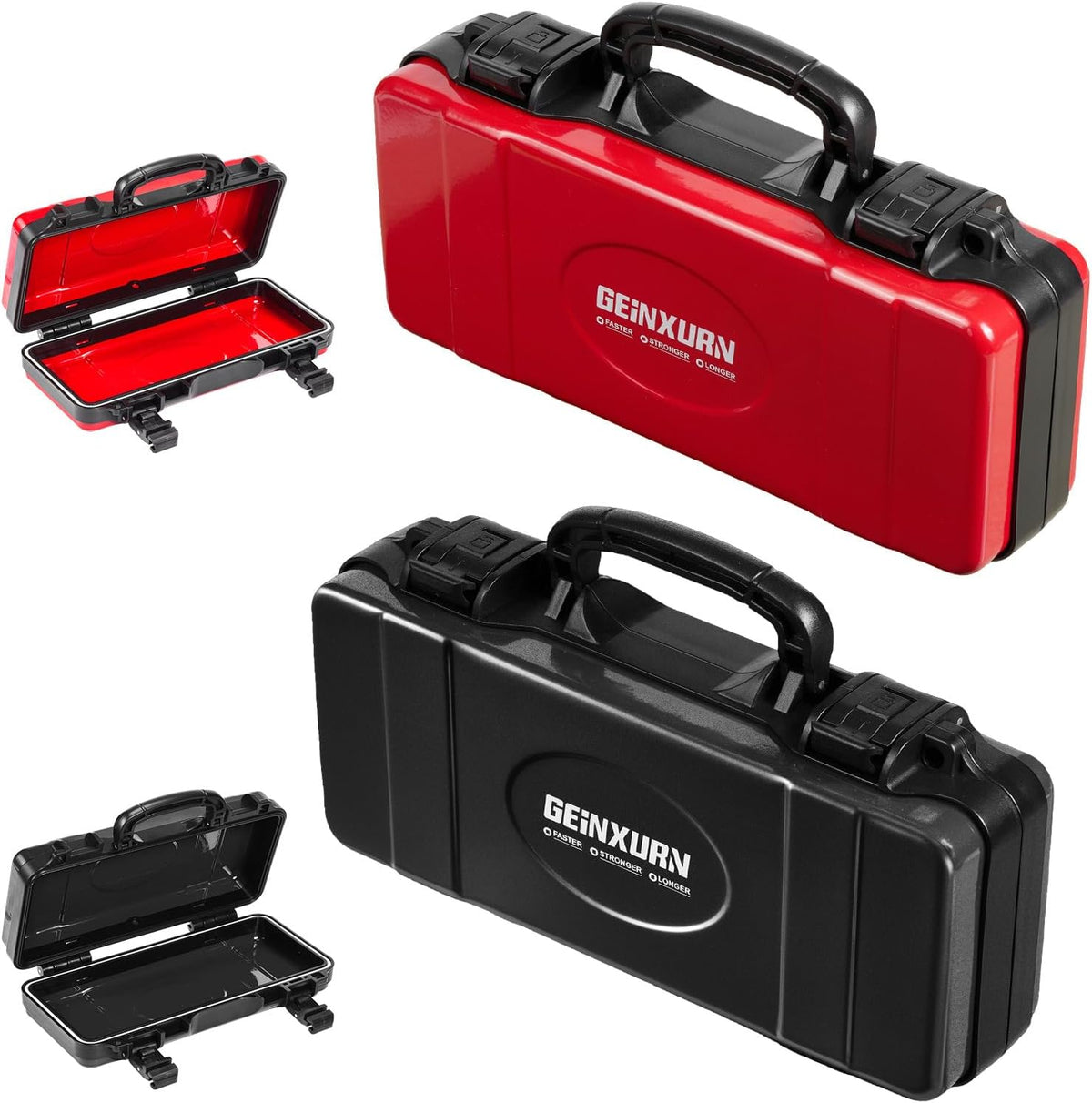 geinxurn 2 pieces metal 11 inches steel portable, main product view