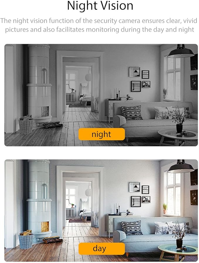 Pongnas Home Security Camera, 1080P HD 2MP Indoor WiFi Wireless Surveillance - Image 8