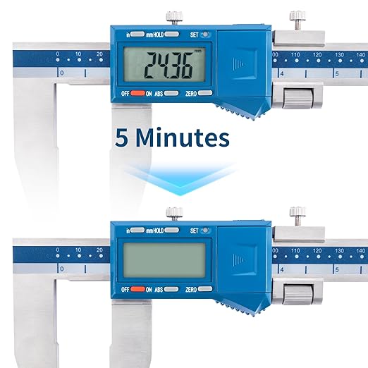 Dasqua 0-12"/300mm Heavy Duty Long Jaw Absolute Origin Digital Caliper - Image 3