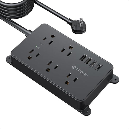 TROND Surge Protector Power Strip, 15ft Long Extension Cord, ETL Listed by TRONDOfficial