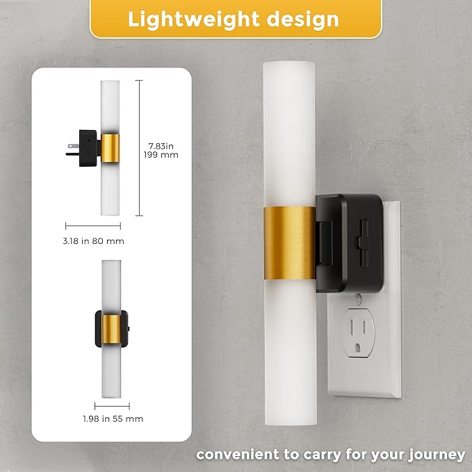 L LOHAS LED Night Light, 2 Pack Night Lights Plug into Wall, 3000K Soft White - Image 4