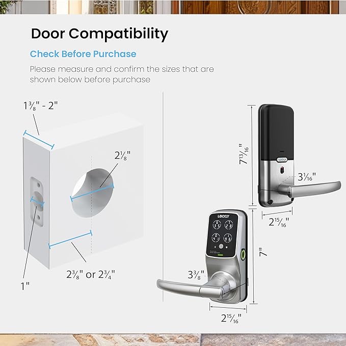 Lockly Secure Plus Bluetooth Smart Door Lock, Keyless Entry - Image 9