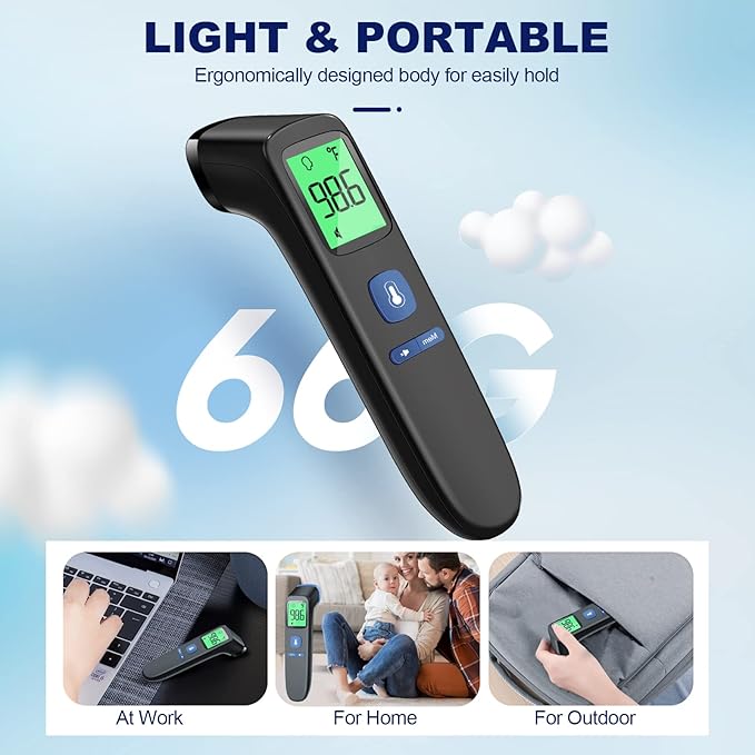 No-Touch Thermometer for Adults and Kids, Digital Baby Thermometer - Image 7