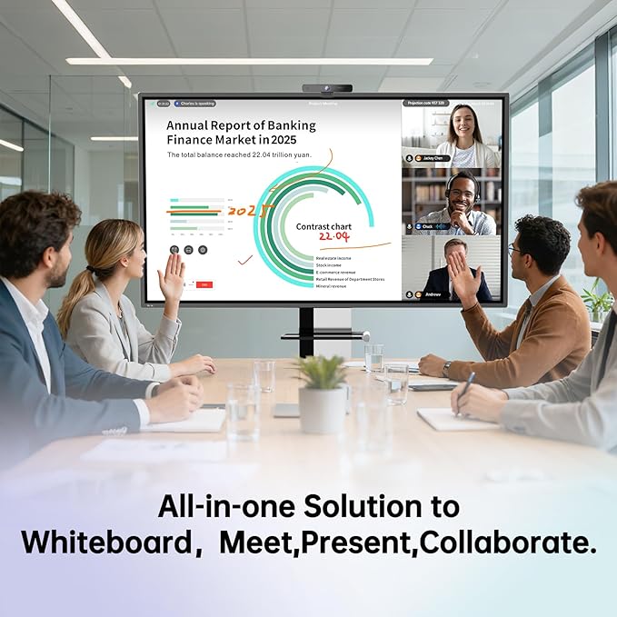 55 Inch Smart Board, Interactive Whiteboard, 4K UHD Touch Screen Digital Board - Image 8
