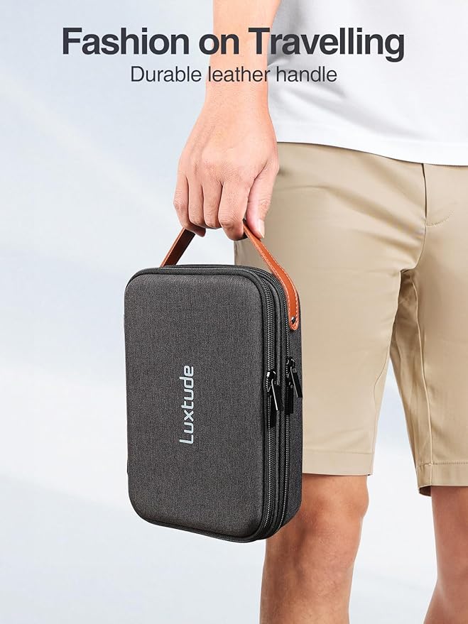 Luxtude Electronics Organizer Travel Case, Portable Tech Organizer - Image 2