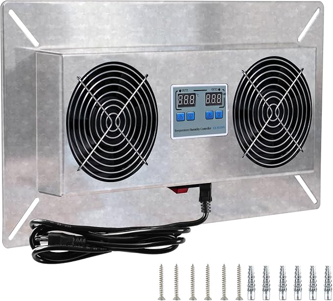 240 CFM Crawlspace Vent Fan, by Pewoaoa