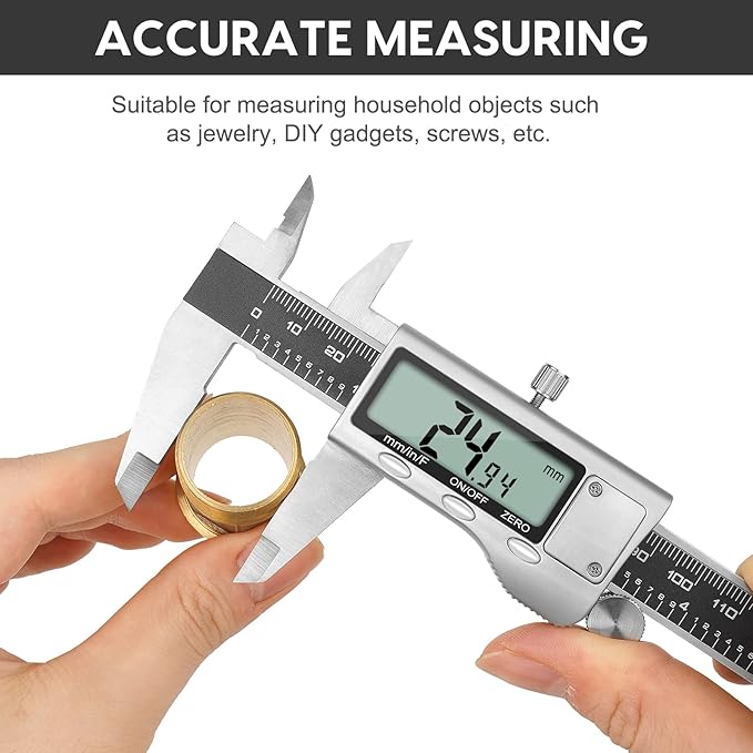 Digital Caliper Measuring Tool, 6 Inch Caliper Tool - Image 2