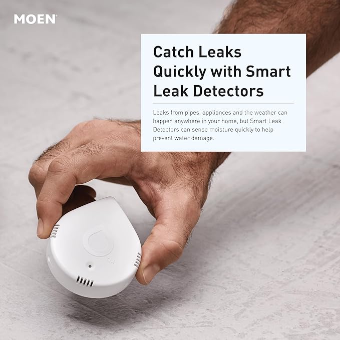 Moen Flo Smart Water Monitor and Automatic Shutoff Sensor, Wi-Fi Connected - Image 25