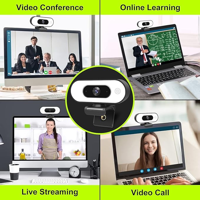 Webcam with Ring Light Microphone - Image 7