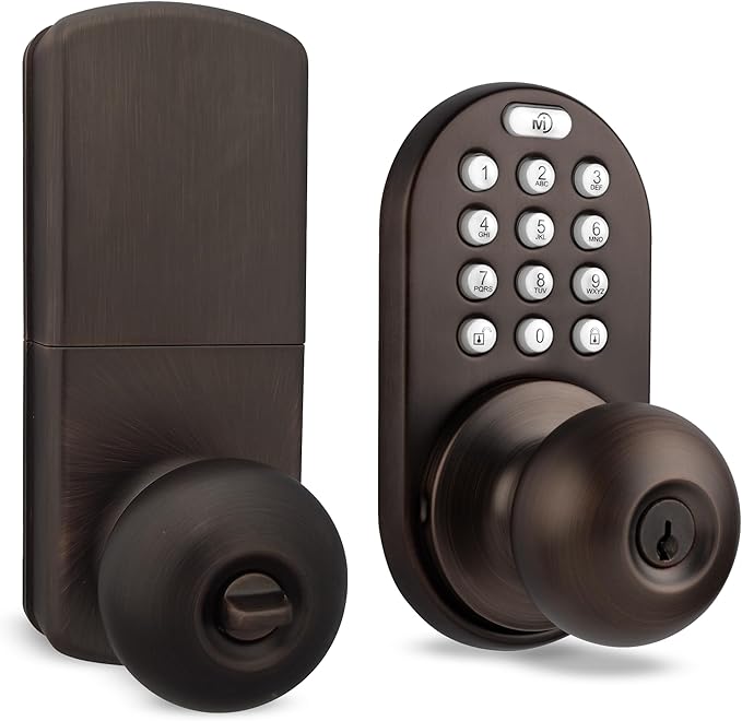 MiLocks TKK-02OB Digital Door Knob Lock by MiLocks